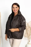 Kurtka na jesień DANY czekoladowa Plus Size 44/50