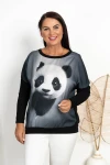 Bluzka na długi rękaw ROX Panda Plus Size 42/46