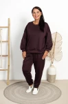 Dres Masełko BONITO burgundowy Plus Size 44/50