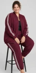 Dres MAJAMI burgundowy Plus Size 48/52