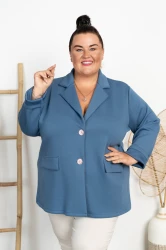 Marynarka Masełko SOLL jeansowa Plus Size 50/56