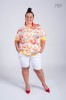 Spodenki HOLIDAY białe Plus Size 48/56