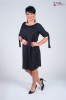 Sukienka Hiszpanka MARAYAH czarna z brokatem Plus Size 42/50