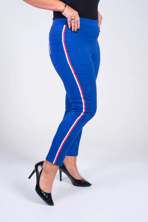 Spodnie w gumę CHILLi chaber Plus Size 42-56