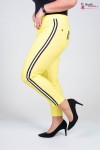 Spodnie w gumę CHILLi żółte Plus Size 42-54