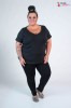 T-Shirt MOLLY czarny