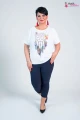 T-shirt Bluzka Oversize MEGAN biała łapacz snów 3