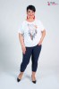 T-shirt Bluzka Oversize MEGAN biała łapacz snów 3