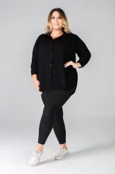 Legginsy Queen Size LUIZA 120 DEN onyx Plus Size