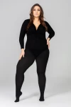 Rajstopy Queen Size ELIZABETH 70 DEN onyx Plus Size