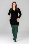 Rajstopy Queen Size ELIZABETH 70 DEN emerald Plus Size
