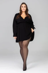Rajstopy Queen Size SOFIA 40 DEN onyx Plus Size