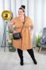 Sukienka camel plus size na wesele 44 46 48 50 52