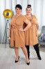 Sukienka camel plus size na wesele 44 46 48 50 52