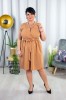 Sukienka camel plus size na wesele 44 46 48 50 52