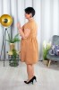 Sukienka camel plus size na wesele 44 46 48 50 52