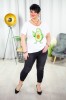 T-Shirt Bluzka biała STIVI Avokado 44-54