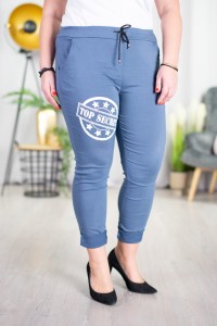 Spodnie Gnieciuchy Boyfriend TOP SECRET jeans Plus Size 44/48