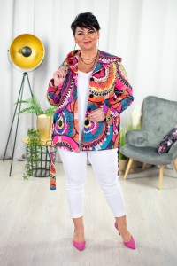 Krótki Płaszczyk wiosenny SUN Plus Size 42-48