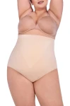 Majtki HIGH-WAISTED SMOOTHWEAR Champagne Pearl MONA QUEEN SIZE