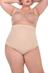 Stringi HIGH-WAISTED SMOOTHWEAR Champagne Pearl MONA QUEEN SIZE