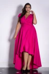 Sukienka SELENA amarant Plus Size 44-56