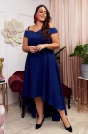 Sukienka NATALIE granat Plus Size 44-54