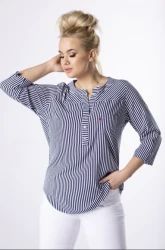 Bluzka w paski JUDYTA Plus Size 42-58