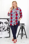Koszula PIANO romby Plus Size 44-58