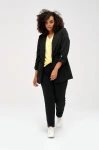 Garnitur damski OLENA czarny Plus Size 44-52
