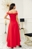 Sukienka wizytowa NATALIE czerwona Plus Size 44 46 48 50 52 54