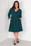 Sukienka wizytowa ANA zielona Plus Size 44-52