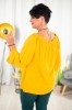 Bluzka Hiszpanka LENA długi rękaw miodowa Plus Size 42 44 46 48 50 52