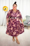 Sukienka w stylu boho DIANA wzór 1 Plus Size 46-54