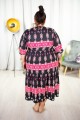 Sukienka w stylu boho za kolano DIANA Plus Size 46 48 50 52 54