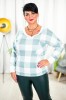 Sweterek w kratę ALTEA Plus Size 44-50