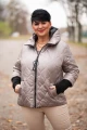 Krótka Kurtka pikowana NAZAR fango Plus Size 44-50