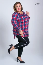 Hiszpanka VERA czerwona Plus Size 42-52