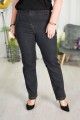 Spodnie w gumę z prostą nogawką JEANGA 02 grafit Plus Size 42-60