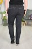 Spodnie w gumę z prostą nogawką JEANGA 02 grafit Plus Size 42-60
