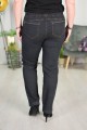 Spodnie w gumę z prostą nogawką JEANGA 02 grafit Plus Size 42-60