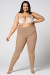 Rajstopy Queen Size ELIZABETH 70 DEN cookie Plus Size