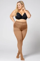 Rajstopy Queen Size MARGARET 50 DEN cookie Plus Size