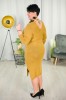 Sukienka Swetrowa VENTI miodowa Plus Size 42/44