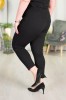Eleganckie Spodnie SINNER czarne Plus Size 2XL-5XL