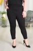 Eleganckie Spodnie SINNER czarne Plus Size 2XL-5XL