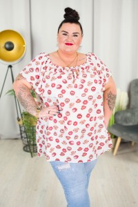 Tunika Hiszpanka IBIZA usta Plus Size 44-56