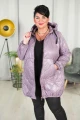 Wiosenna Kurtka Bombka TEQUILA fiolet Plus Size 44-54