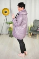 Wiosenna Kurtka Bombka TEQUILA fiolet Plus Size 44-54