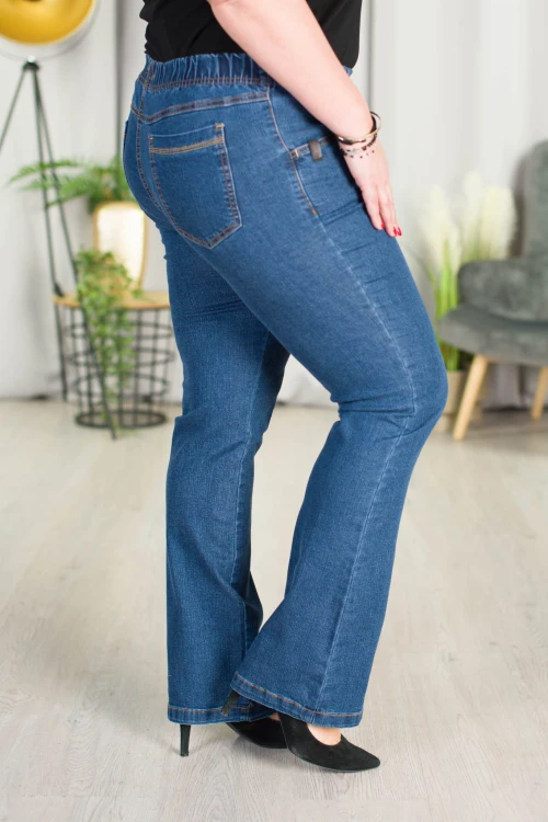 Spodnie w gumę z szeroką nogawką JEANGA Plus Size 42-56